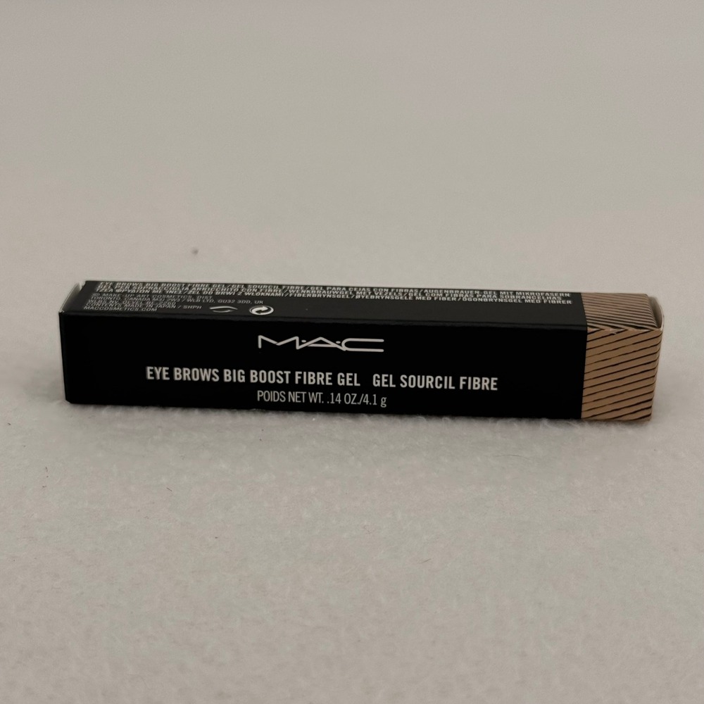 MAC Eye Brows Big Boost Fibre Gel Omega 4.1g 0.14oz Tinted Brow Gel New in Box